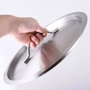 스테인리스 냄비 뚜껑 후라이팬 다용도 손잡이 덮개