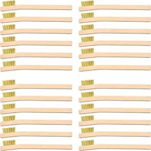 24팩 황동 와이어 브러시 칫솔