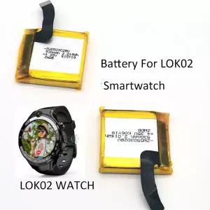 호환  교체용 스트랩 시계 밴드 벨트 스마트 워치 LOK02 시계 플라스틱 뒷면 커버 530mAh 배터리