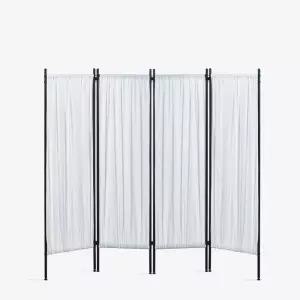 거실 서재 사무실 원룸 공간 분리 접이식 가림막 파티션 4칸 셀프 가벽 가리개