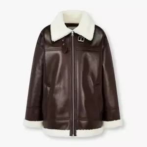 보브 신세틱 레더 하프 무스탕7155475005 989699