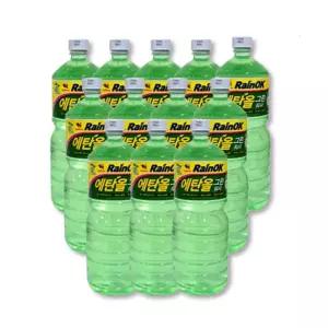 카미노아이  불스원 레인OK 에탄올 워셔액 1800ml X 12개 한박스 그린워셔액 자동차용품