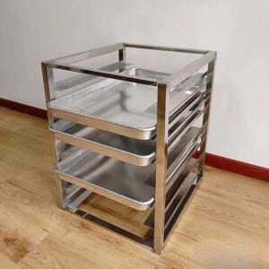 식판 반납대 식당 팔레트 반납함 급식소 선반 식당차 식기반납대 건조대 퇴식대 수거함 주방