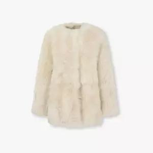 보브 라운드넥 시어링 무스탕 자켓7115475906 989735