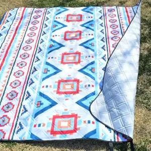 [싸더라] 에스틴패턴 감성 야외돗자리 피크닉매트 / 방수 휴대 간편