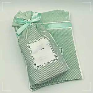 리본 선물포장 봉투 답례품 구디백 민트 ST 50매 RWFG9EA013