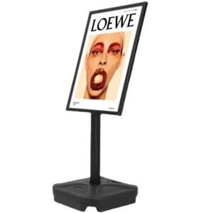 철제 입간판 야외 A 메뉴판 배경 60x90 철제입간판 표지판 물통 현수막거치대 생생한