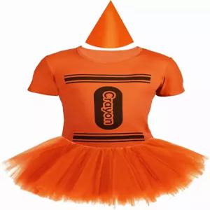 PJPSAA 할로윈 크레용 코스튬 액세서리 펠트 놈 모자 티셔츠 투투 남성용 성인 그룹 코스프레