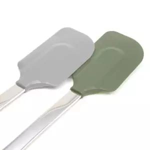 고급형 스텐손잡이 실리콘 스패츌러 알뜰주걱 조리도구 볶음스푼