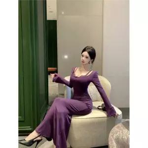 패브릭픽 여자 페이크 쉬폰 롱스커트 레이스 나시 머메이드 속옷 힙 HO1