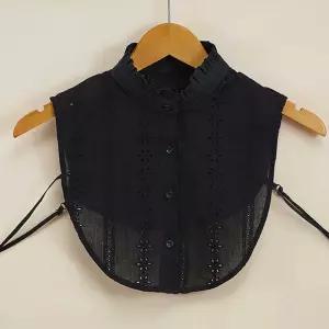 여성 차이나 카라 스타일 레이어드 페이크 셔츠 라운딩가짜 이너 목