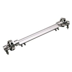 회전식 알루미늄 합금 드럼 페달 커넥터 드라이브 샤프트 더블 킥 암 링크 바 교체 부품