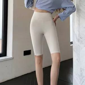 5부 레깅스 바이커 쇼츠 하이웨스트 심리스 밴딩 치마 조거 레이어드