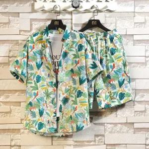 썬더볼츠 남자 남성 캐주얼 투피스 트레이닝복 반팔세트 세트 비치 반팔 셔츠 반바지 KKE1