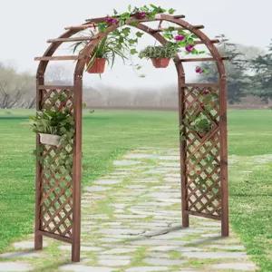아치 지지대 철제 야외 가든 트렐리스 덩굴 웨딩 꽃