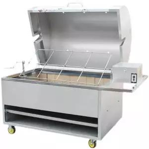 야끼토리 숯 꼬치 회전 구이 그릴 통구이 정원 오븐