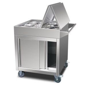 소스카트 웨건 운반카 양념운반카 스텐 운반 양념통 배식카 주인장 서빙 식당 무빙