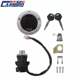 호환  스즈키 GSXR750 600 2004 2005 점화 스위치 연료 캡 시트 잠금 키 세트