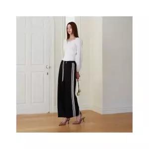 에고이스트 [BLUE LABEL] 밴딩 배색 와이드 팬츠 ES2OPT02 675005