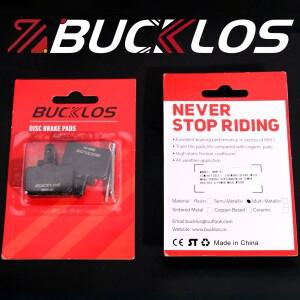 BUCKLOS 반금속 디스크 브레이크 패드, MTB 시마노 B01S, B05S-RX 산악 도로 접이식 자전거용, 저소음