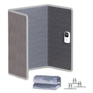 3단 접이식 파티션히터 삼각형 워머 형코드 받침대증정 무릎담요 발난로 전열기