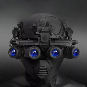 헬멧 4안 안경 모형 스코프 야시경 해상