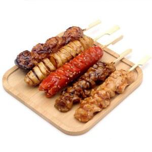 꼬치구이 모형 장 디스플레이 전기구이 양꼬치 모조바베큐 굽는 500장 꼬치