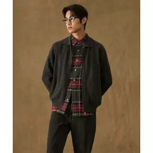 BEANPOLE MEN (BC485AC154) 칼라넥 집업 카디건 애쉬 BC485AC154