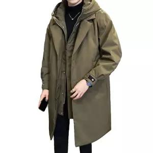 남자패딩코트 빅사이즈 다운 오버핏 외투 후드