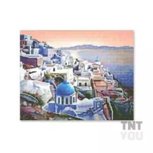 티앤 보석십자수 산토리니의노을 큐빅십자수 비즈공예 비즈재료