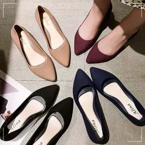 여성 아쿠아 젤리슈즈 여름신발 플랫 구두 오피스룩 블랙 RWAB8A7E13