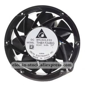 ABB 인버터용 축 냉각 선풍기, 델타 THB1724BG ACS880 R9, 17cm, 17251, 24V, DC 8.40A, 8000RPM, 700CFM,