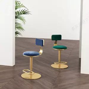 조절 골드 높은화장대의자 벨벳 빠체어 높낮이 맞춤보차용