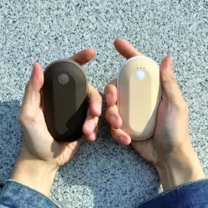 충전식 손난로 보조배터리 전기 핫팩 등산 낚시 겨울 휴대용 난로 초코넛 다크초코 파우치 사은품 증정