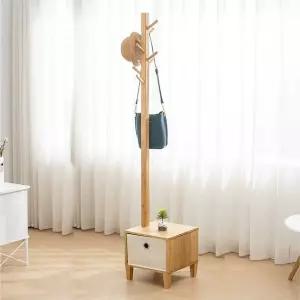 원목 수납 행거 인테리어 나무행거 북유럽 코트랙 미니멀 옷걸이
