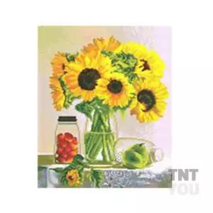 티앤 보석십자수 아침의 해바라기 비즈자수 DIY공예 큐빅페인팅