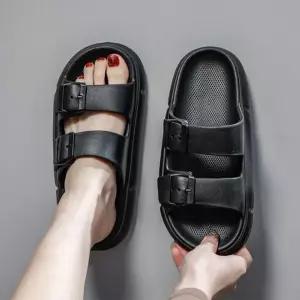 EVA 쿠션 슬리퍼 실내화 남성 여성 외출 신발 키높이 3컬러 커플 욕실 거실 남여