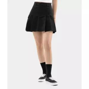 [매장정품] 디키즈 언밸런스드 플리츠 스커트 Black DIKW241LRSK309BK