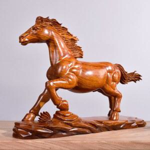 원목 말 공예품 한옥 목조 목공예 집들이 개업 선물