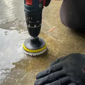 전동 드릴 광택 패드 양모 세트 75mm 차량용 폴리싱 유막 제거