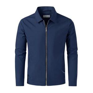 남성 경량 캐주얼 바람막이 레이다운 봄 골프 가을 작업복 포켓 지퍼 비즈니스 칼라 코트