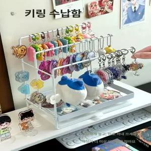 키링 진열대 굿즈 귀걸이 공간활용 피규어 투명 소품샵