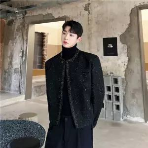 윈터솔져 남친 패션 정장자켓 트위드 데일리룩 자켓 정장 아우터 럭셔리 함 봄가을 시크 슈트 가벼운 KUK3