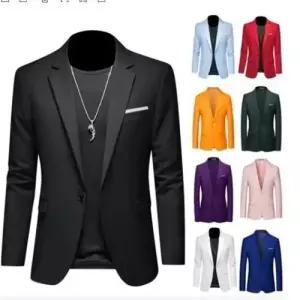 윈터솔져 남성용 캐주얼 데일리룩 정장자켓 정장 재킷 봄가을 원버튼 슬림핏 KUK3