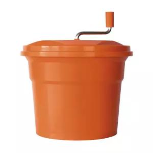 다이나믹 믹서 E001 상업용 수동 샐러드 스피너 2.5갤런 용량 SD99 오렌지