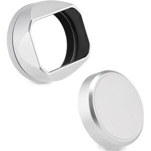 후지 X100VI 후지필름 파인픽스 어댑터 실버 카메라 X100S X100F 액세서리 49MM 스퀘어 X100T X70 후드 X100V 하우지 메탈 렌즈 키트용