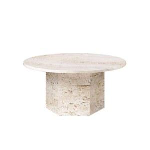 천연대리석 테이블 라운지 화이트 밥상 티테이블 원형 커피