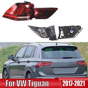폭스바겐 티구안 2017- 용 자동차 미등 어셈블리 LED 테일 라이트 신호등 경고 브레이크 5NN945095A