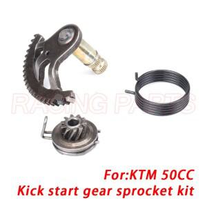 킥스타터 스타트 기어 스프로킷 스프링 키트 KTM 50 65 50CC 미니 SR SX 키커