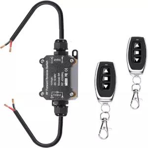 메스클리우 무선 윈치 원격 전진 후진 스위치 방수 DC12V/24V/48V 8A 릴레이 선형 액추에이터 액추에이터용